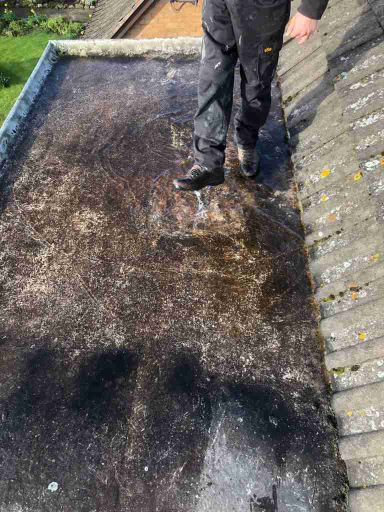 Damaged Flat Roof