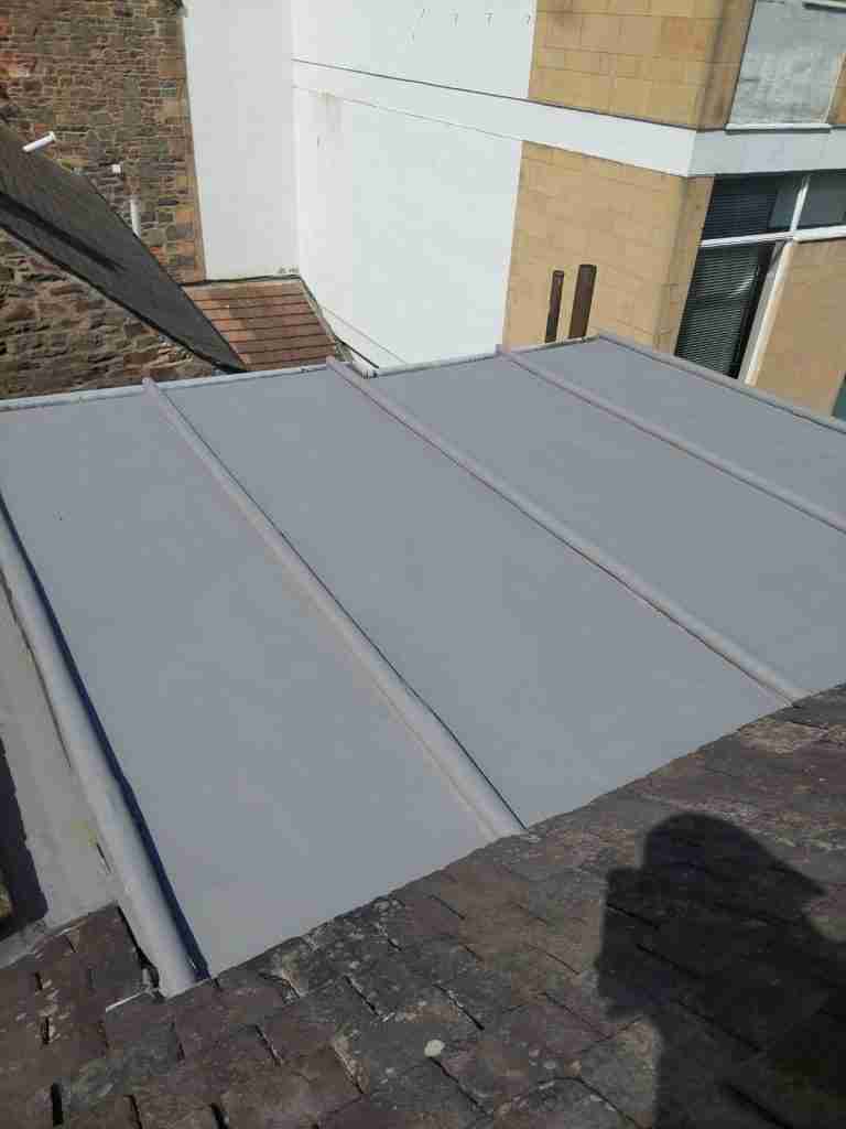 Completed roof