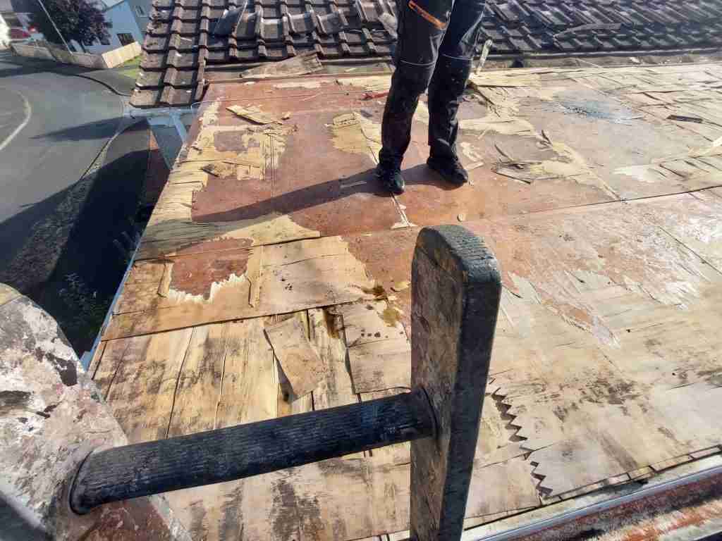 Damaged Flat Roof